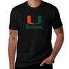 University Of Miami U Tshirt Summer Tops Shirts Graphic Tees Summer Clothes Tshirts For Unisex Cotton