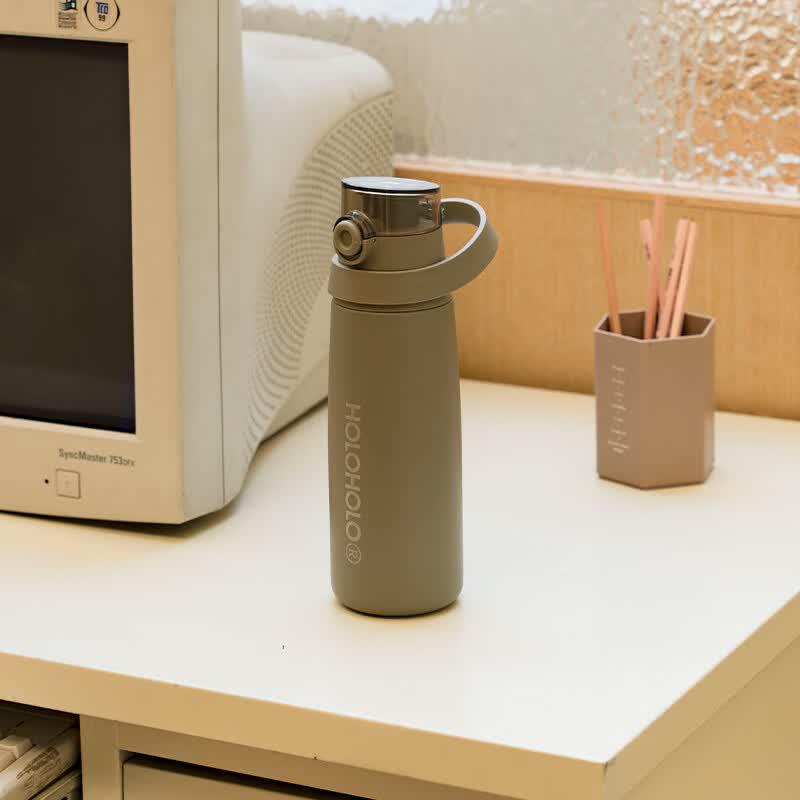HOLOHOLO Insulated Stainless Steel Straw Bottle