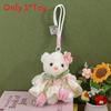 Panda Bear Plush Keychain With Bow For Kids And Teens Gifts