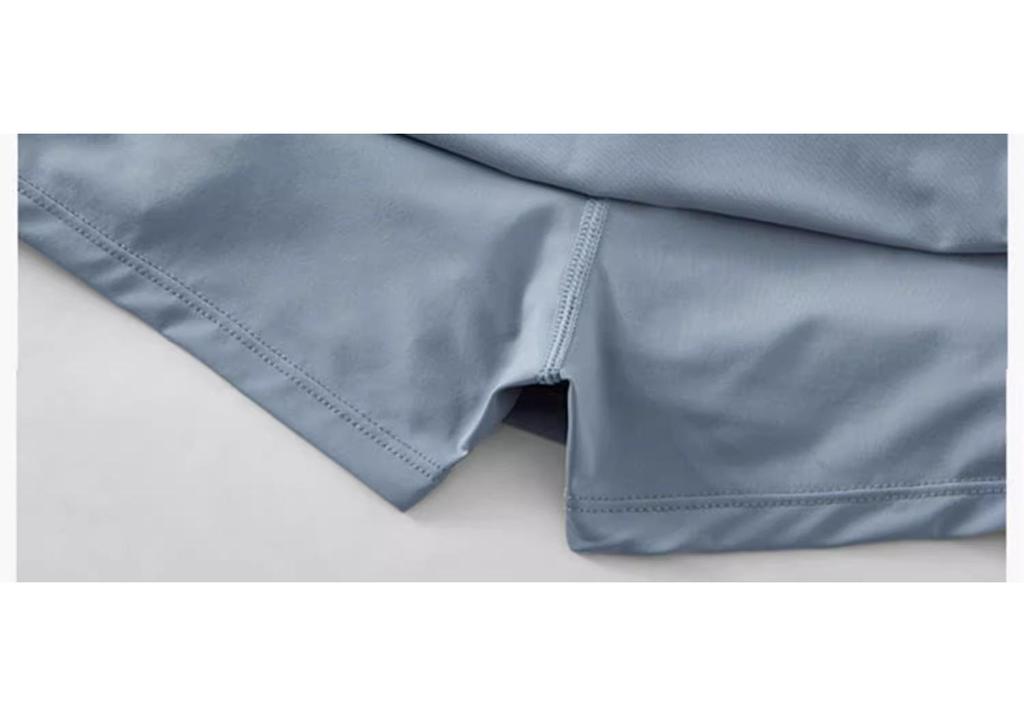 Plus Size Pleated Skort with Inner Lining for Running, Yoga, and Tennis