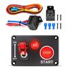 Waterproof Car Ignition Light Toggle Panel Starter Stop Button 12V