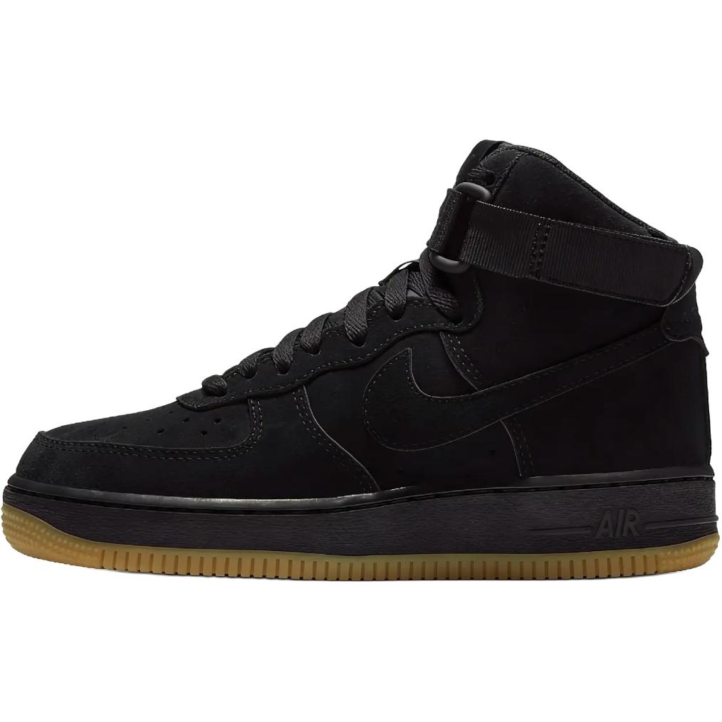 

Nike Air Force 1 High Suede Black Gum GS 807617-002 37.5
