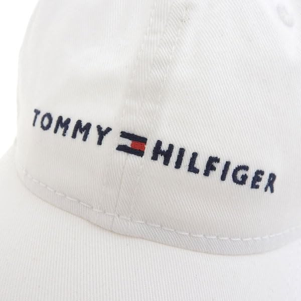 Tommy Hilfiger AM HILFIGER LOGO CAP 6941823 and Baseball Cap (WHITE) - Men's Women's Low-Profile