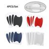 4Pcs/Set Car Door Sticker Carbon Fiber Scratches Resistant Cover Auto Handle Protection Film Exterior Styling Car Accessories