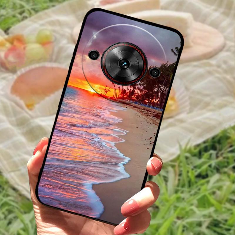 For ZTE Nubia Focus 5G Case Cover For Nubia Focus 5G Silicone Soft Marble Black Bumper Coque for ZTE Nubia Focus 5G Protective