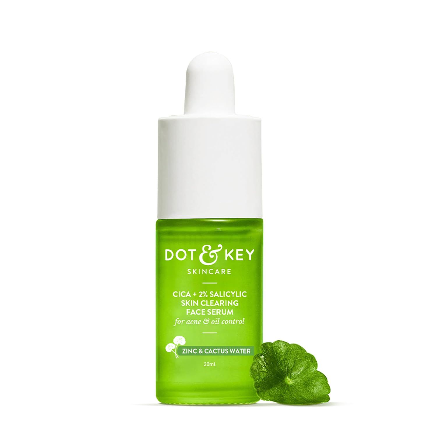 Dot & Key 2% Salicylic Acid + Cica Anti Acne Serum with Zinc for Oily & Sensitive Skin 20 ml