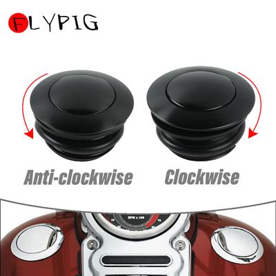 POP-UP Screw-In Mount Fuel Tank Cover Gas Cap for Davidson Sportster Dyna Softail Fatboy