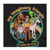 Steven Rhodes Unisex Adult My Imaginary Friends T-Shirt