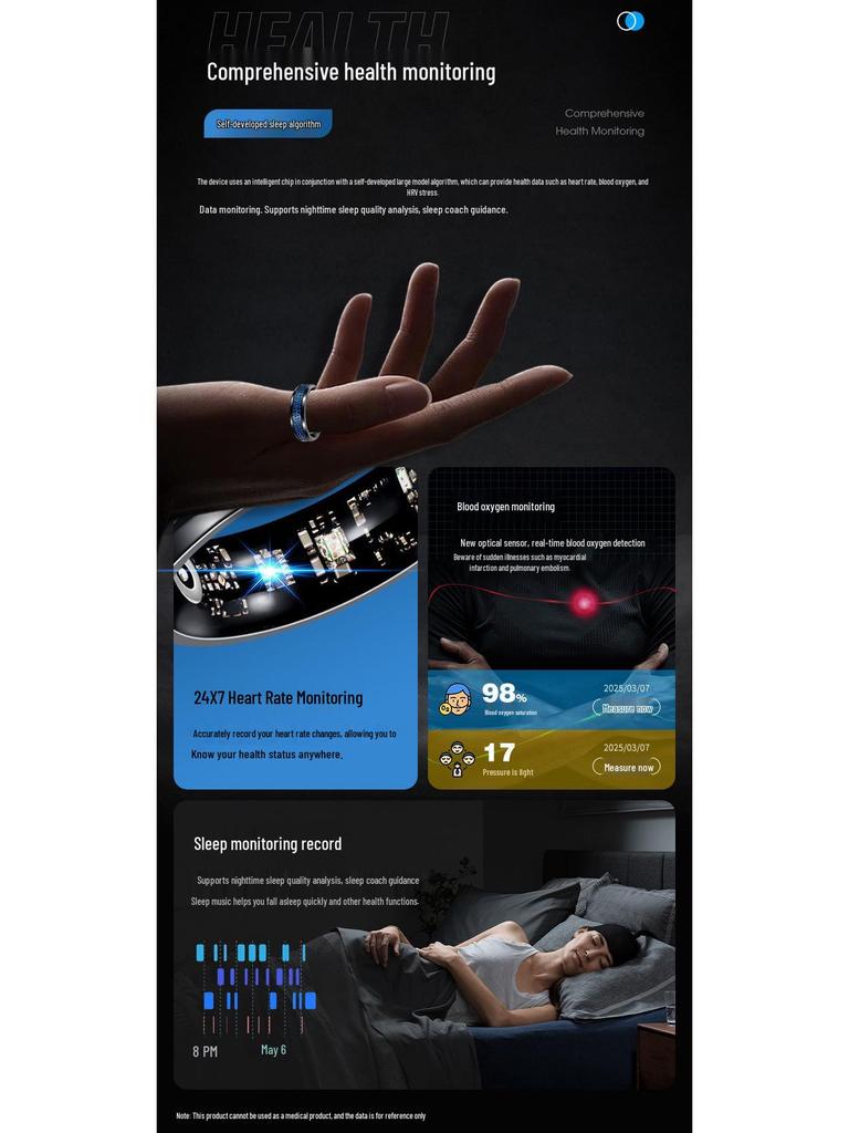 Four-Leaf Clover Smart Ring: Heart Rate, Blood Oxygen, Sleep, and Activity Tracker - Matching Set for Couples.