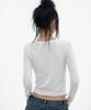 GRAVER [Woman] Wither U-Neck Long Sleeve_2 Colors
