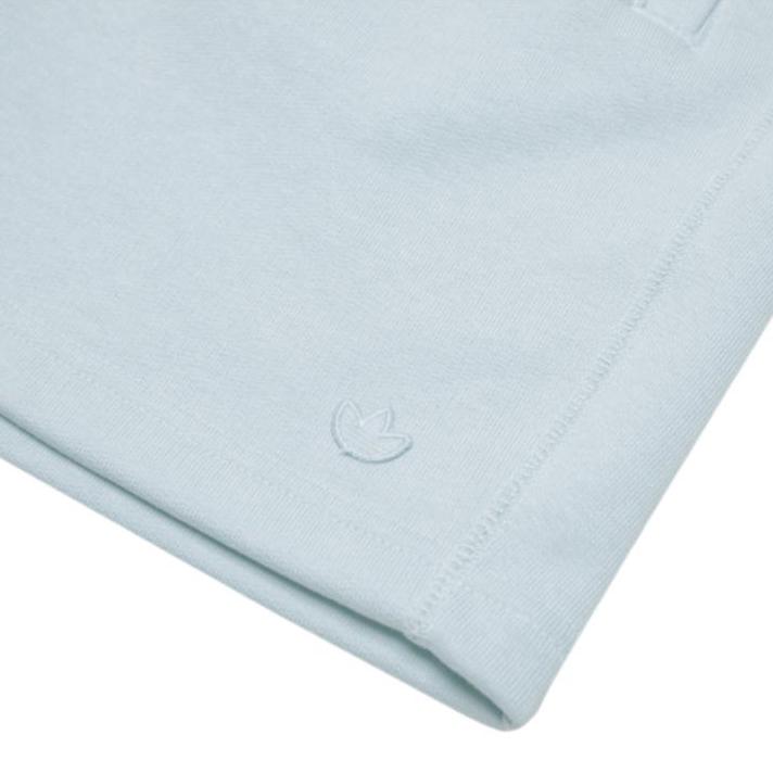 Adidas Originals Trefoil Logo Shorts With Drawstring Men Bottoms Light-Blue HF6359