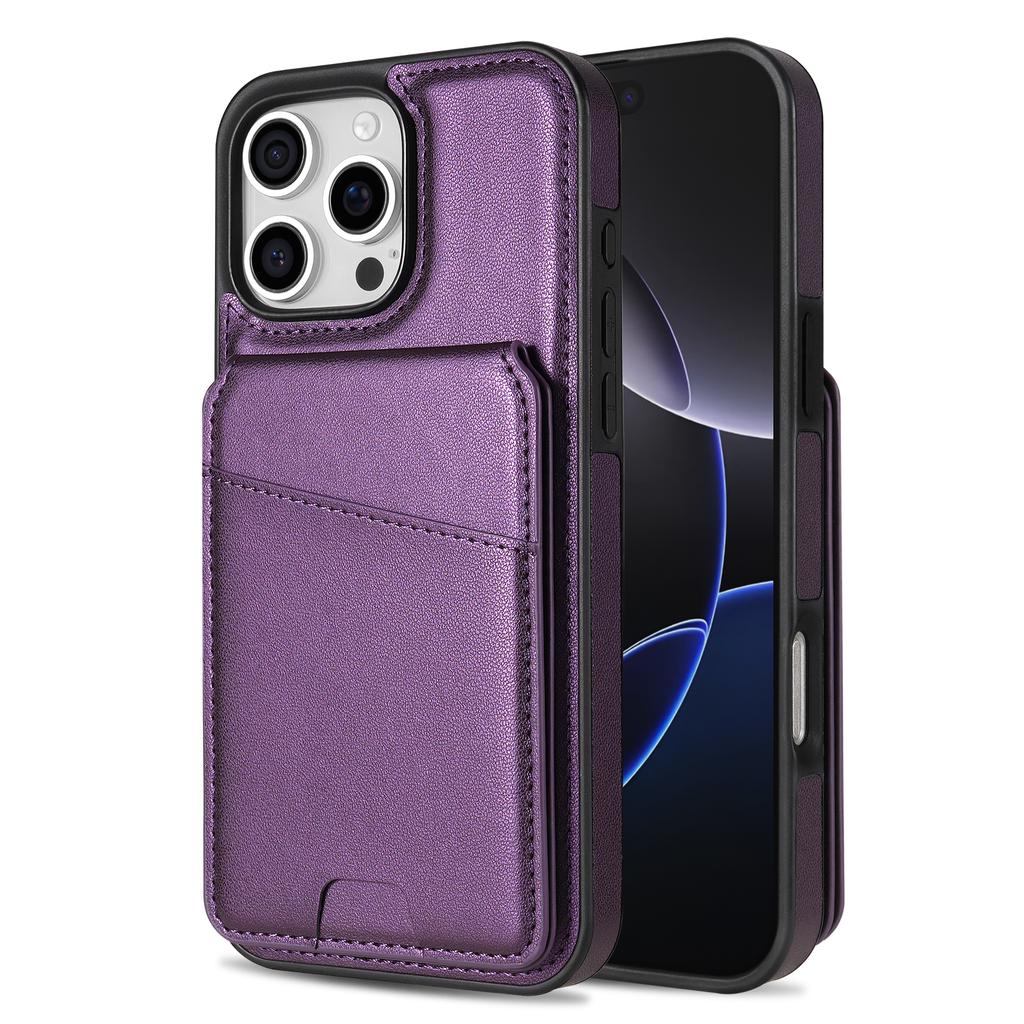 2 in 1 Detachable Cards Solt Leather Magnetic Case For iPhone 16 Pro Max 15 Plus 14 13 12 Vertical Bag Pocket For Magsafe Cover