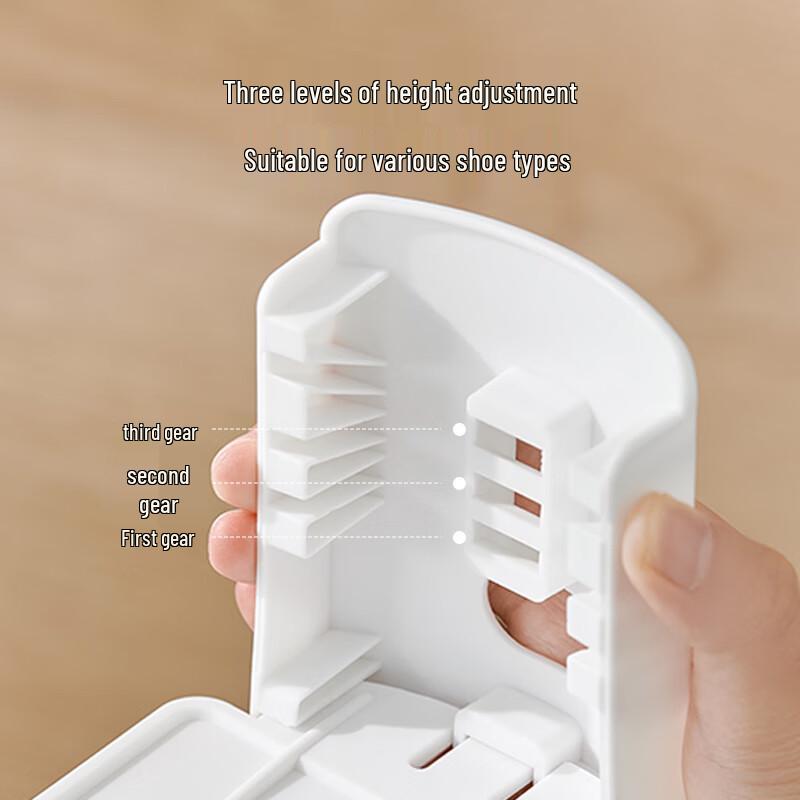 EACHY Folding Stackable Transparent Shoe Organizer