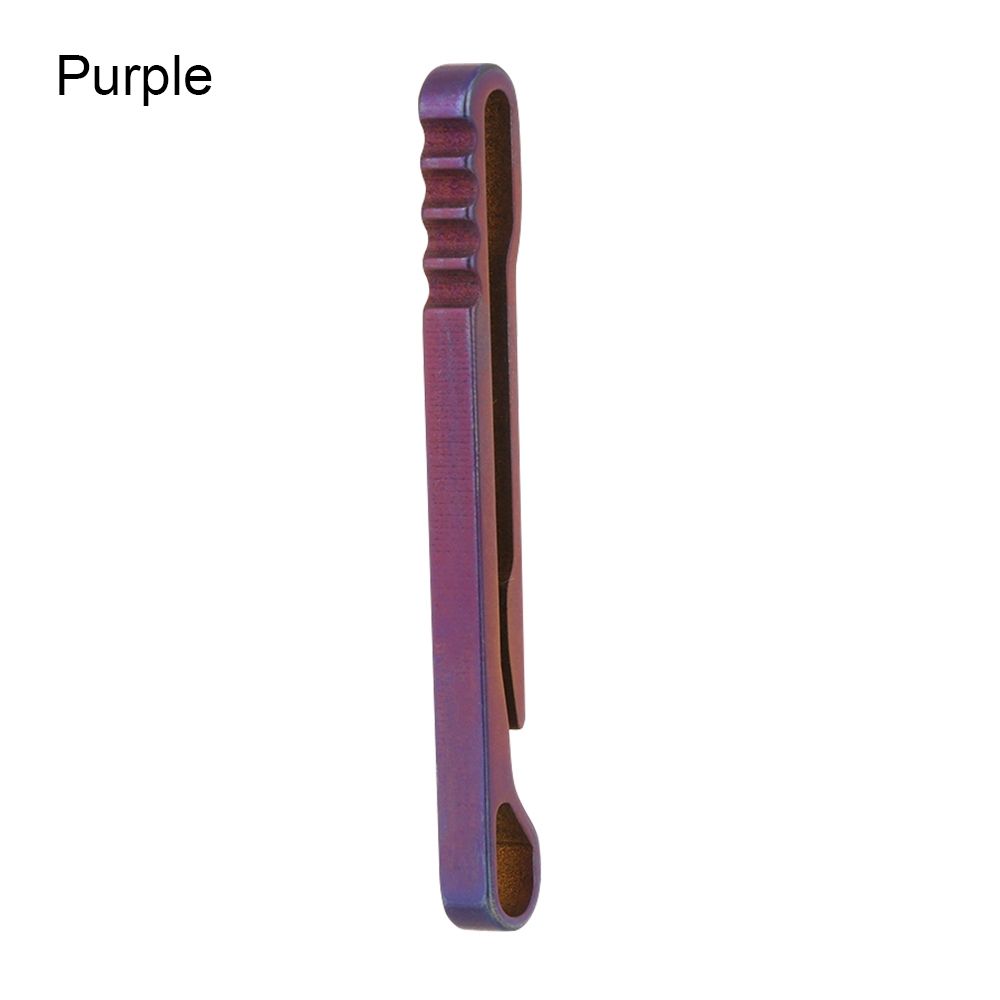 Camp Tool Bottle Opener EDC Octagon Keychain Multi Keyring Hike Belt Clip Titanium Ti Clip