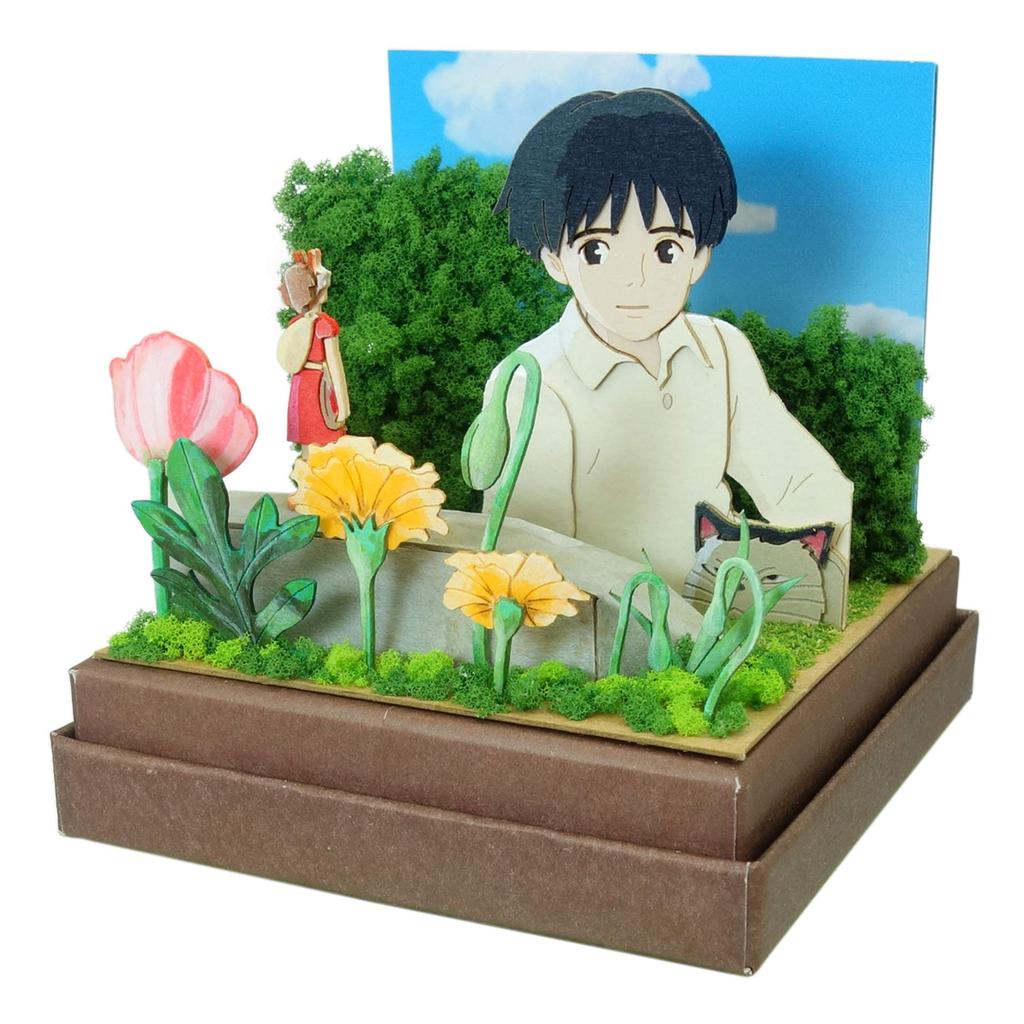 Sankei Studio Ghibli Mini The Borrower Arrietty Sho and Arrietty Paper Craft MP07-105