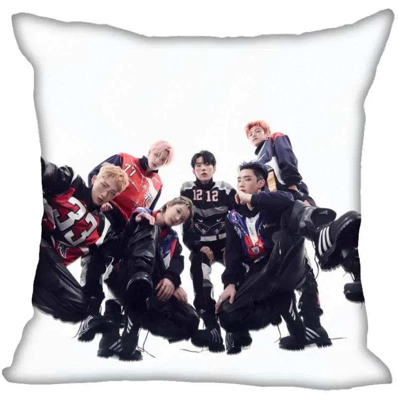 P1Harmony KPOP Cushion Cover Polyester Throw Pillow Case Super Soft Satin Fabric Cushion Cover Festive Home Decorative Cushions