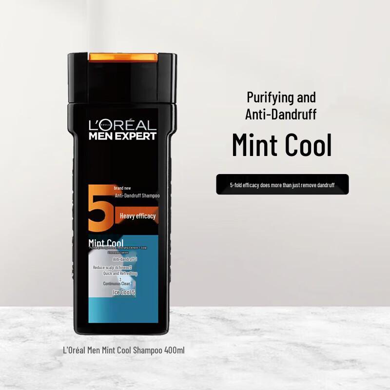 L'Oréal Men Expert Mint Cool Anti-Dandruff Shampoo 400ml