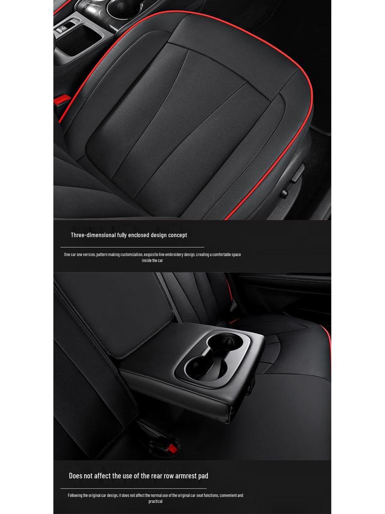 Four Seasons Universal Buick Verano Wear-Resistant Leather Car Seat Cover