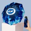 Brighton & Hove Albion Futbol Desenli Mini 5 Katlı 8 Şemsiye Şemsiyesi Rüzgar Geçirmez Su Geçirmez Hafif Taşınabilir Katlanır