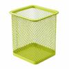 2 pcs Solid Structure Storage Bucket Metal Square Storage Tube Modern Style Pen Holder  Study Table