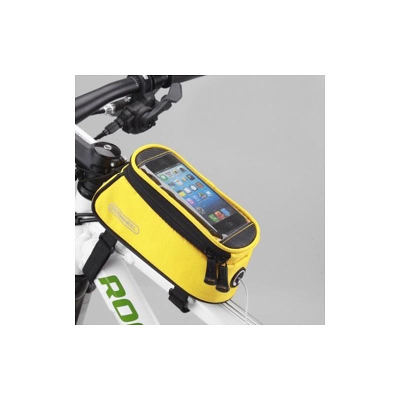 Mountain Bicycle Front Tube Bag With Touch Screen For Cycling Enthusiasts