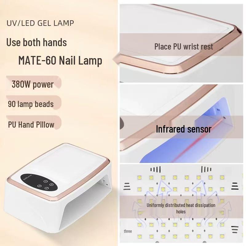 Cross-Border Wearable Nail Art UV Curing Lamp & Hand Pillow