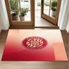 Girona FC Design Crystal Velvet Rug Soft Decorative Mat for Bedroom Entrance