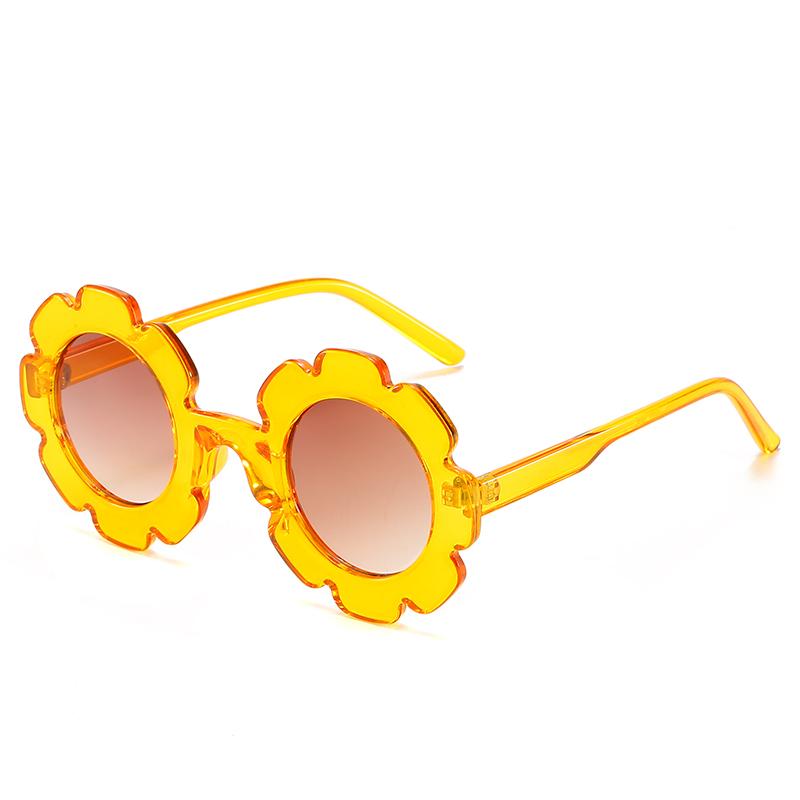 Cute Colorful Flower Shape Sun Glasses Boy Girl Exquisite Sweet Decoration Sunglasses Birthday Party Children Eyeglasses