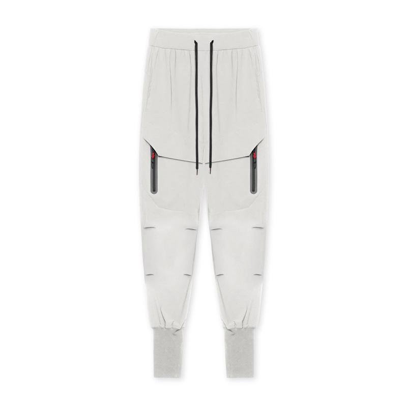 

Slim Fit Tapered Men s European Size Sports Joggers for Fitness and Running Large білий