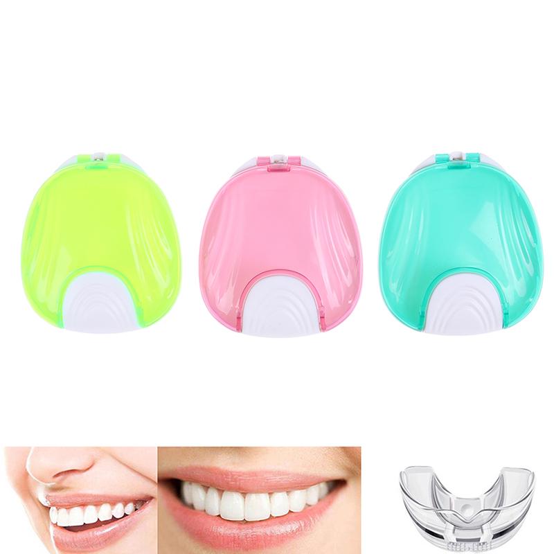 1Pcs Dental False Teeth Cleaning Box Denture Bath Container Retainer Holder Case