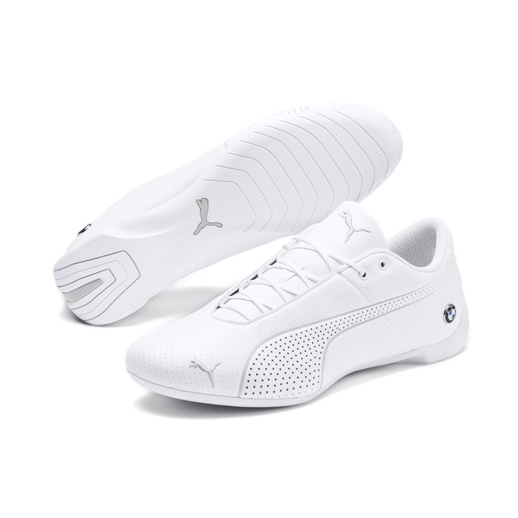 Puma Bmw M Motorsport Synthetic Leather Low-Top Training Shoes Unisex Sneakers Off-White 306242-05