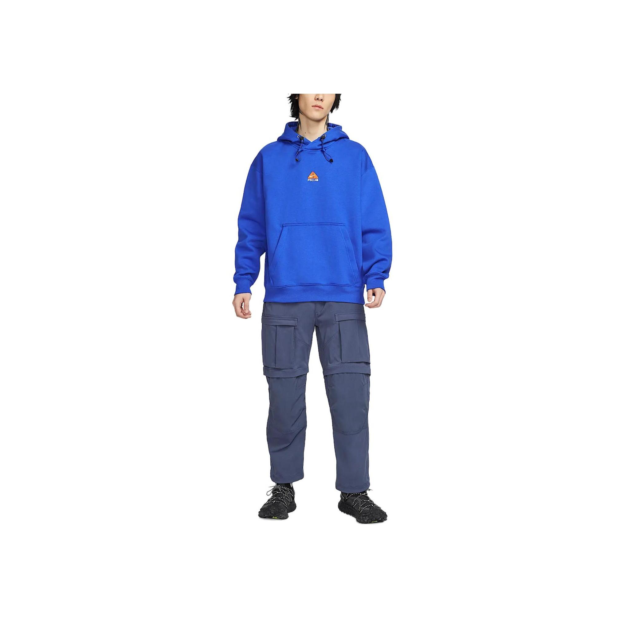 

Nike ACG Therma-Fit Модный Удобный Универсальный Флис Свободный Свитшот Унисекс Свитшот Игровой-Королевский Сигнальный-Оранжевый Космический-Синий DH3088-480 2XL