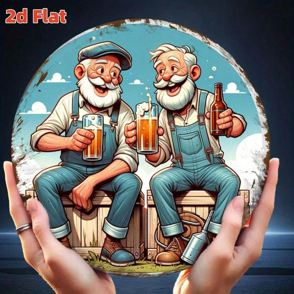 Waterproof Dustproof Metal Tin Sign for Indoor Outdoor Wall Decor