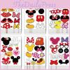 Entzückende Mickey Maus und Minnie Maus Freunde DIY Interaktive Puzzle-Aufkleber Für Kinder Spaß