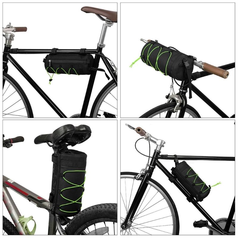 Functional Front Bag Bike Bag Handlebar Pannier for Road Trips Tours Accessories