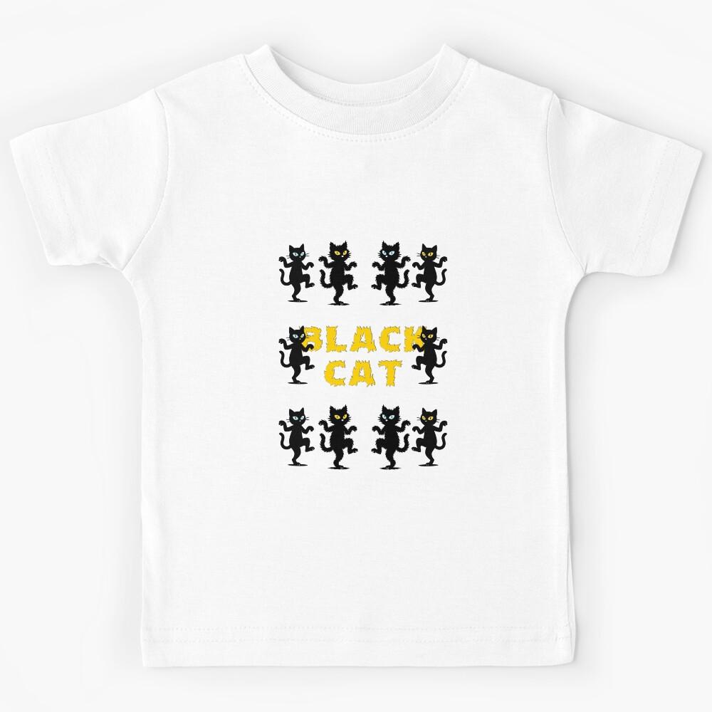 Black Cat - Text Kids T-Shirt 160