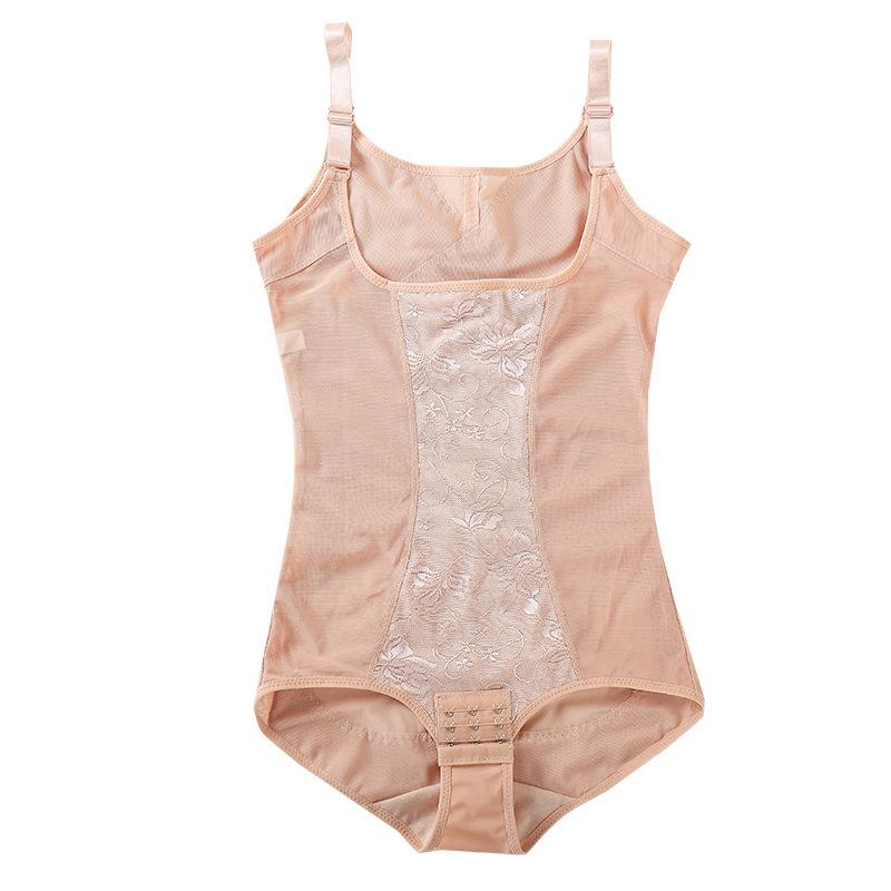 Postpartum Body Shaper Bodysuit with Straps Lifting Bra, Waist Cincher, Abdominal Compression, Butt Lift Shaping Underwear