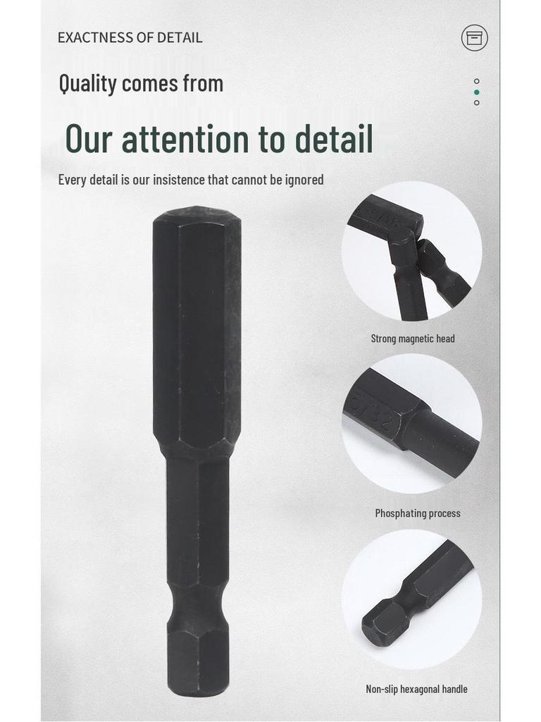 Chunfeng German Hex Bit Electric Screwdriver Set with Strong Magnetic Extension and High Hardness