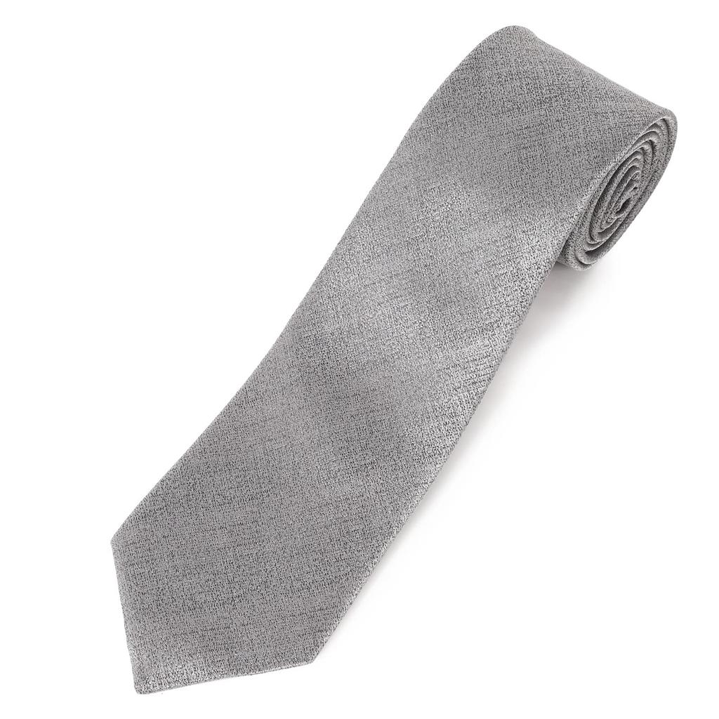 EMPORIO ARMANI Tie AR001 and Gray Silver Gray X Black White, Silver, (AR001-11 PH00800041) [Used]