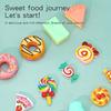 Tea Party Pretend Play Toys Kitchen Coffee Tea Set Afternoon Tea Food Dessert Cake Bread Educational Toy Birthday Christmas Gift