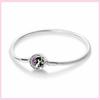 925 Sterling Silver Bracelet Star Moon Blue Eyes Zircon Heart Safety Chain Bracelets Snake Bone Chain Fit DIY Charms Jewelry