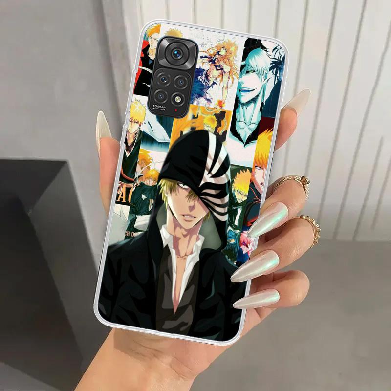 

Чехол для телефона Bleach Аниме Ичиго Кенпачи для Xiaomi Redmi Note 15 14 14S 13 12S 12 Pro 11S 11 Plus 11T 11E 10S Мягкий Чехол Печать S Redmi Note 11S 4G