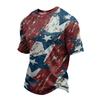 Men’s Lightweight Quick Dry Crew Neck Mesh Short Sleeve Top with Letter Print Casual Breathable Athletic Shirt for Everyday Wear