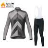 2025 Pro Warm Winter Thermal Fleece Cycling Jersey Sets Men Outdoor Riding MTB Ropa Ciclismo Bib Pants Set Cycling Clothing