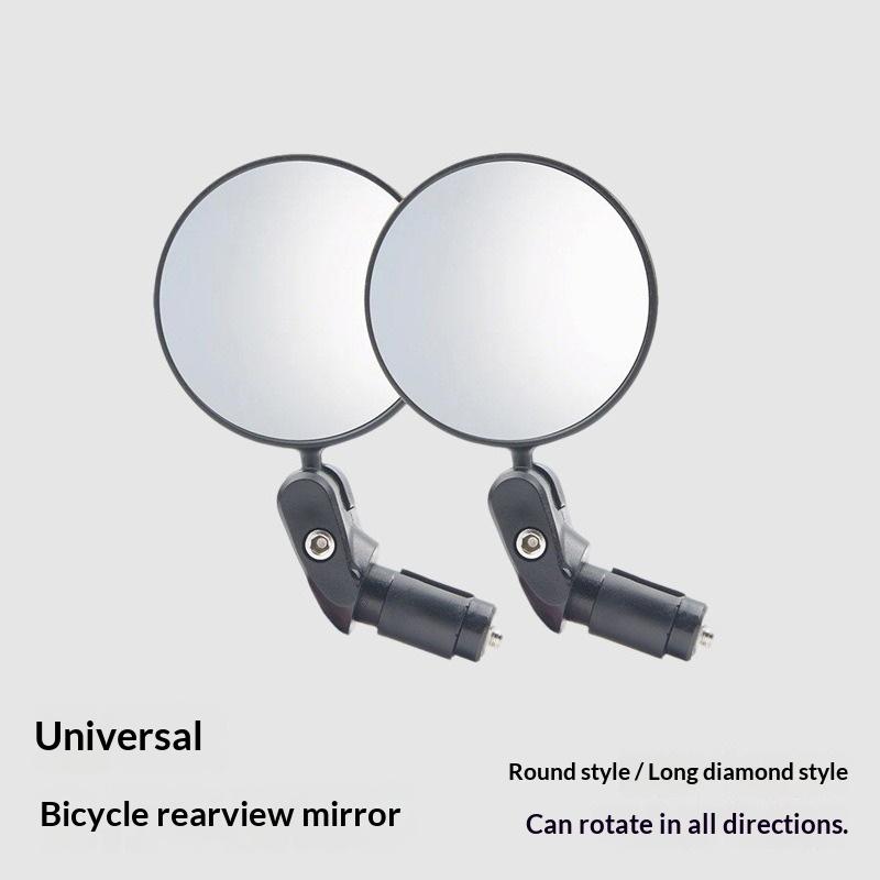 1/2Pcs  Rearview Handlebar Mirrors Rotatable For Mountain Road Bike Motorcycle Bendable Hose Adjustable Rearview Mirror