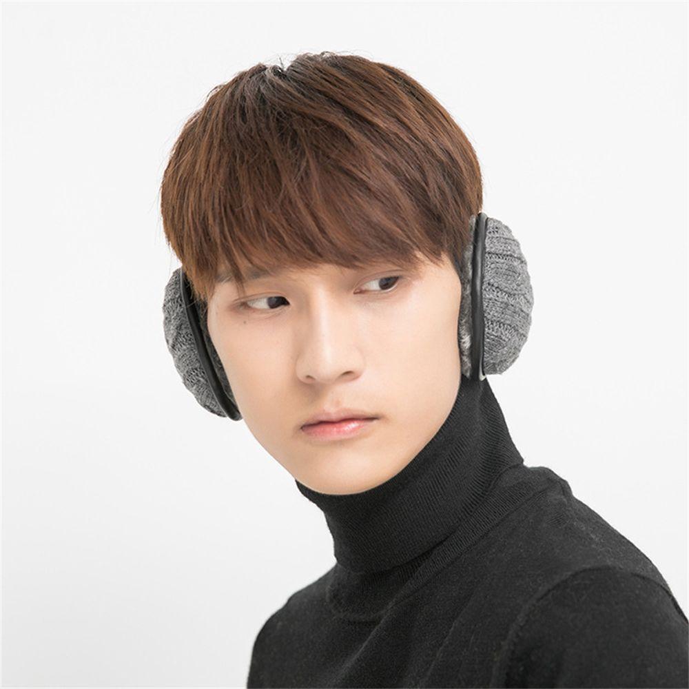 Unisex Behind Band Head Soft Warmer Earwarmers Ear Muffs Knitting Plush Earmuffs
