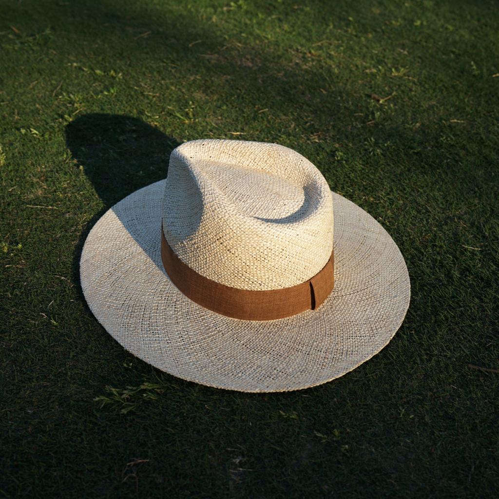 French Vintage Vacation Treasure Grass Woven Jazz Top Hat Women'S Summer Shade Sun Protection Tourism Beach Panama Straw Hat