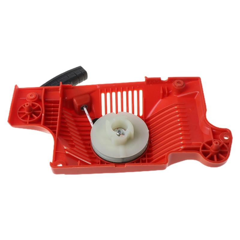 Metall-Seilzugstarter-Baugruppe Passend für für 51 55 50 55 EPA 55 Rancher EPA 55 EU1 Kettensägen mit 4 Stück Schrauben Orange
