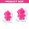 High Temperatures Resistant Silicone Chocolate Mould Bear Shaped Mousse Cake Molds Dessert Baking Accessories
