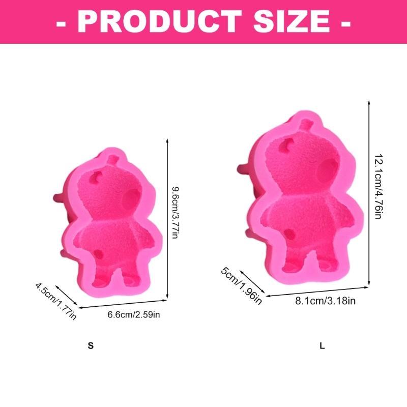 High Temperatures Resistant Silicone Chocolate Mould Bear Shaped Mousse Cake Molds Dessert Baking Accessories